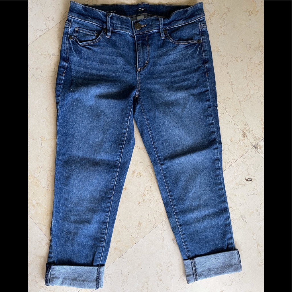 Loft Cuffed Crop Loft Cuffed Crop